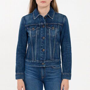 Polo Ralph Lauren Denim Trucker Jacket Blue Wash Size XS